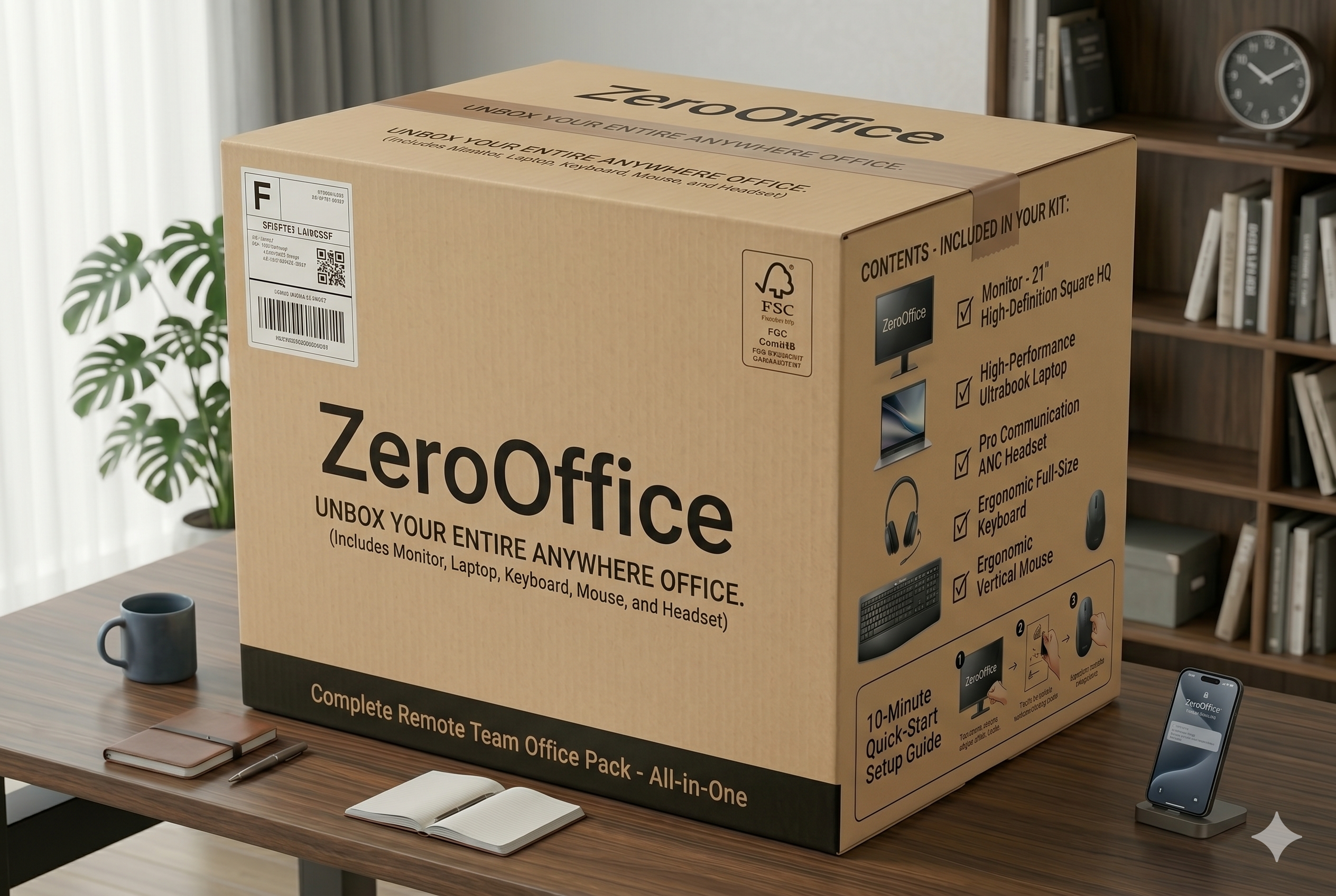 The ZeroOffice Anywhere Kit