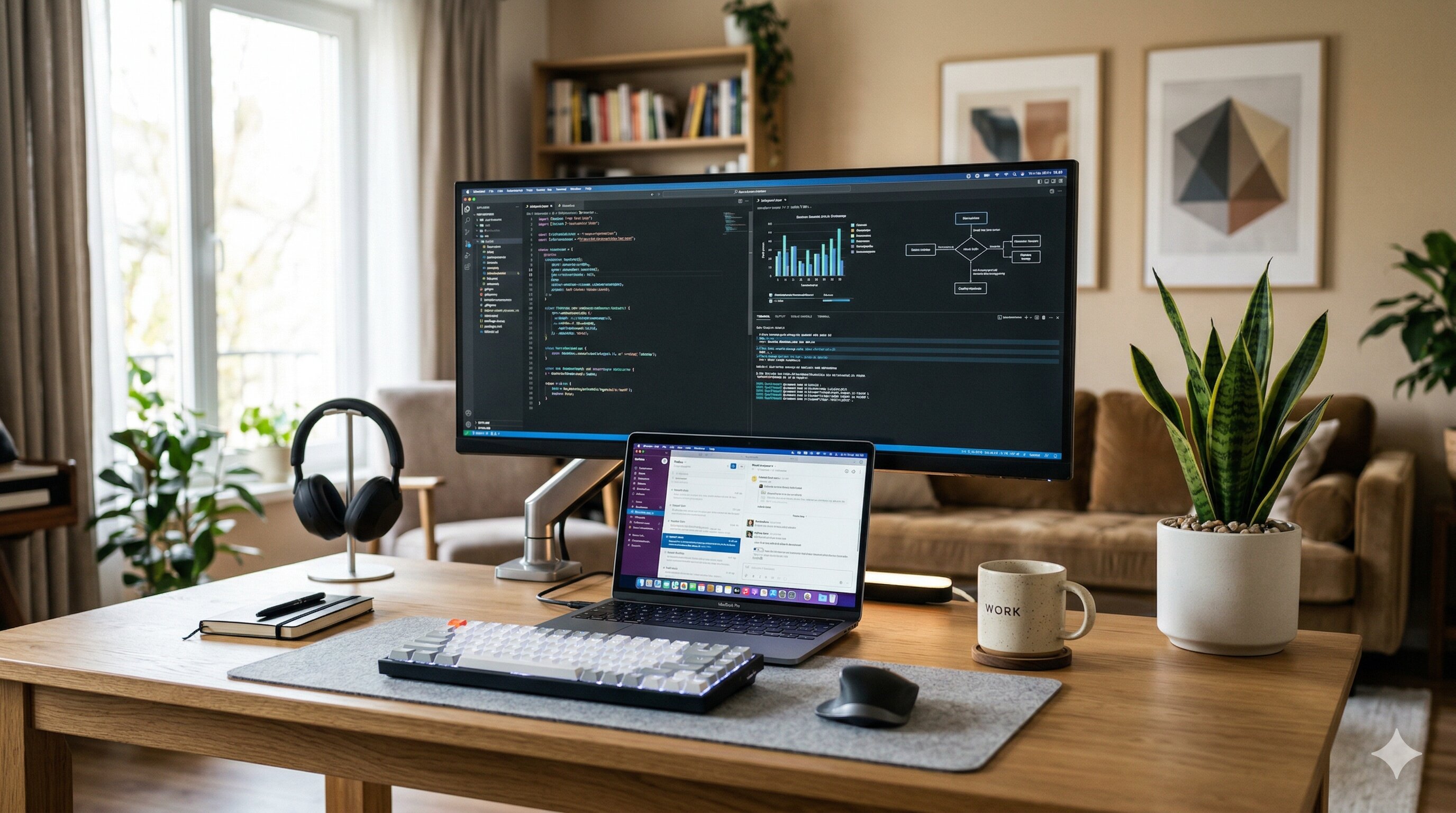 A modern remote workspace